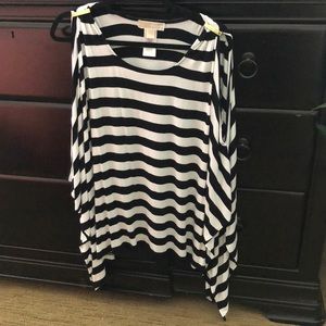 Micheal Kors open shoulder blouse